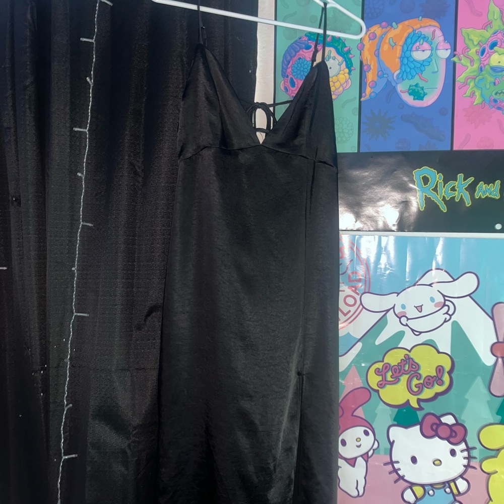 Black long dress